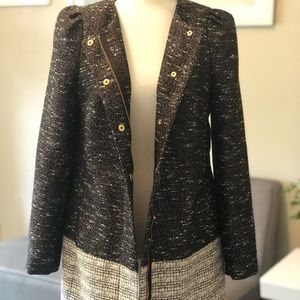 Banana republic tweed coat